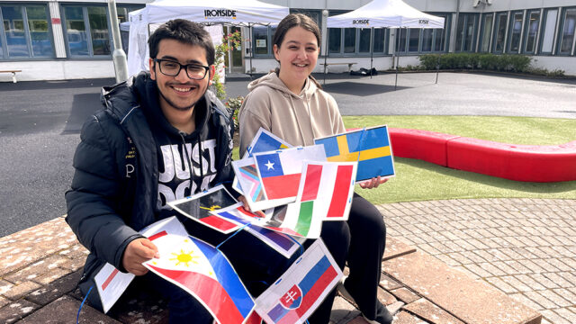 Elever ordnar kulturfest på Bergsjöskolan